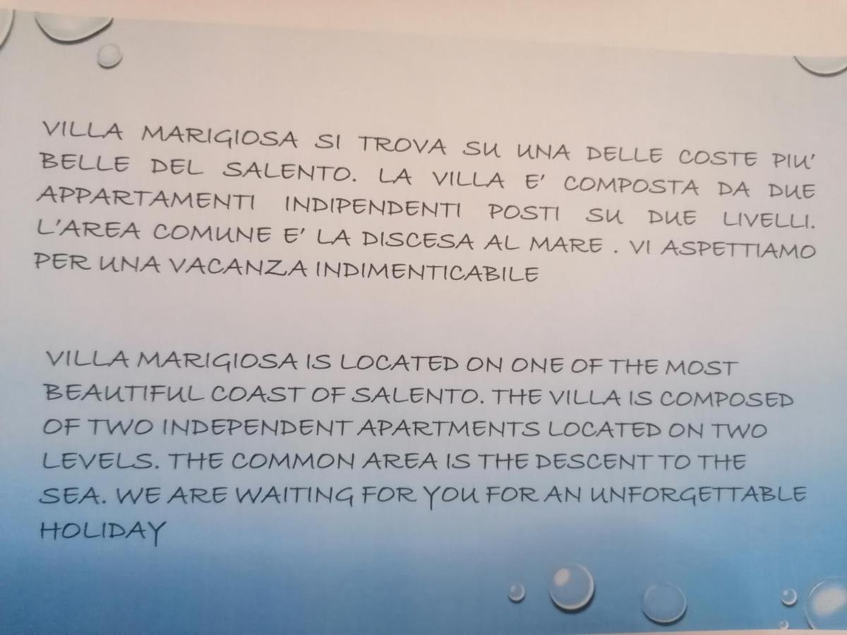 Villa Marigiosa Salento Marittima Luaran gambar
